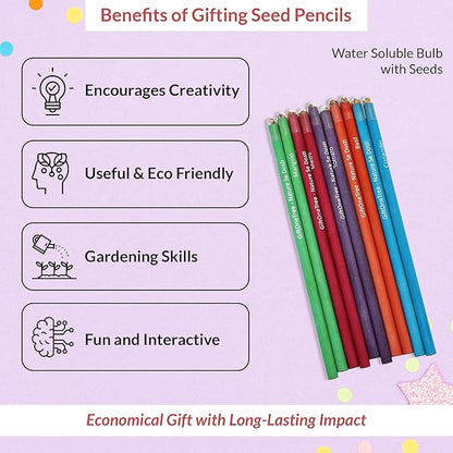 Plantable Seed Pencils | Pack of 15 Single Pencils