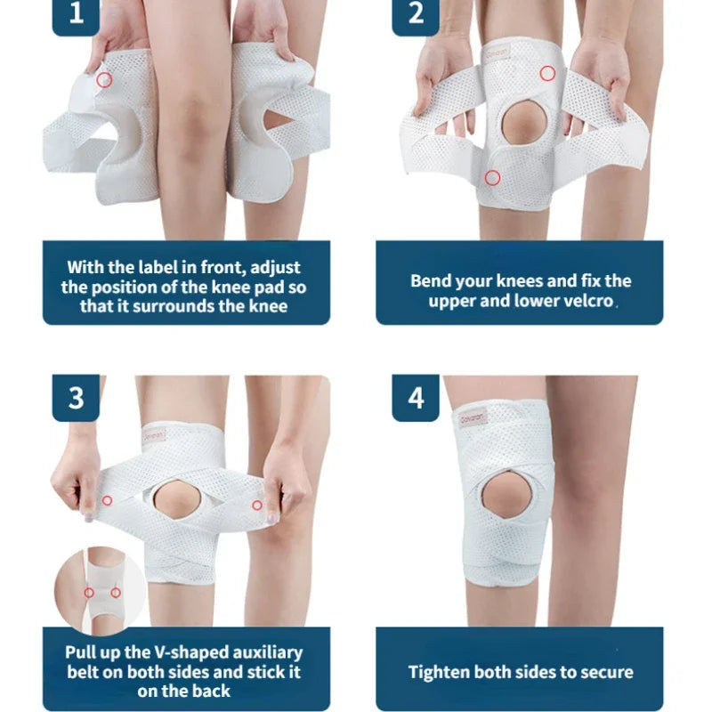 Sports Knee pads Elastic 3 Layer Silicone