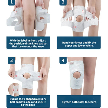 Sports Knee pads Elastic 3 Layer Silicone