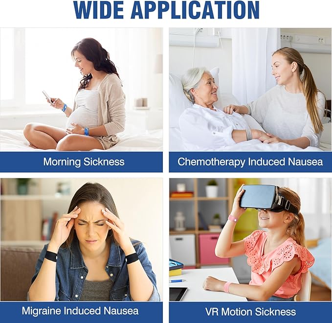 Travel Relief Nausea Wristbands pack of 2