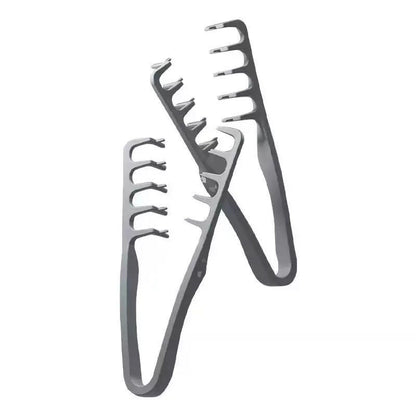 V-shape Plastic Comb Bangs Clip Hair