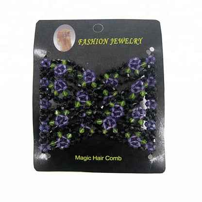 Beaded Twin Magic Hair Comb