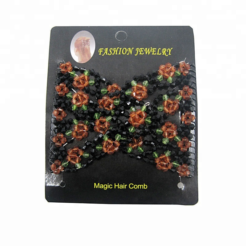 Beaded Twin Magic Hair Comb