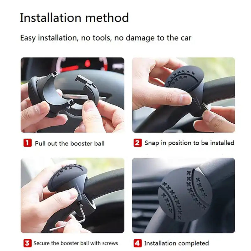 360 Degree Rotation ABS Car Steering