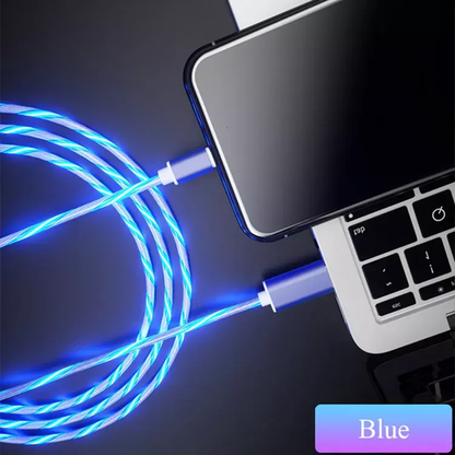 540 Rotating 3 in 1 Micro USB Type C LED