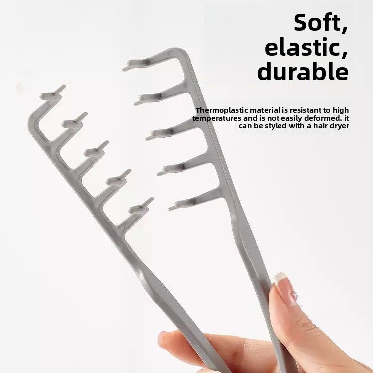 V-shape Plastic Comb Bangs Clip Hair