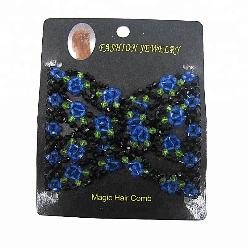Beaded Twin Magic Hair Comb