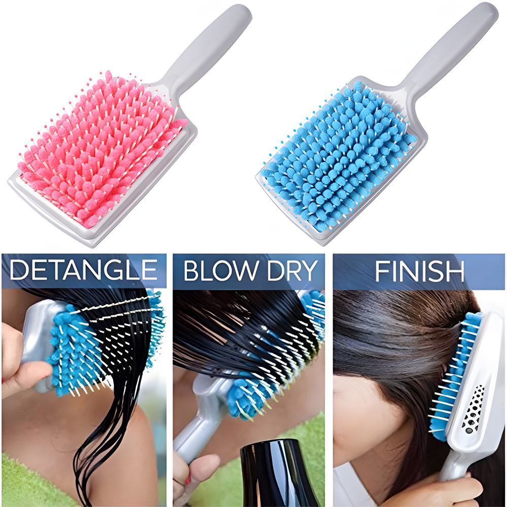 Quick-Dry Detangling Paddle Brush