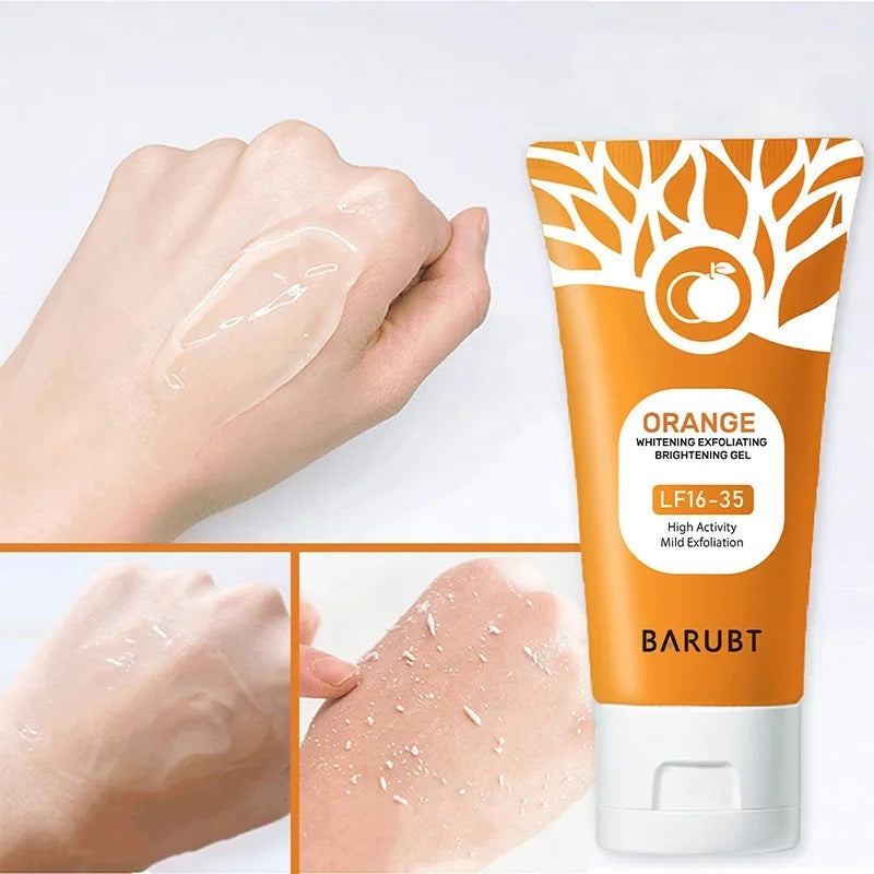 Orange enzyme exfoliating gel