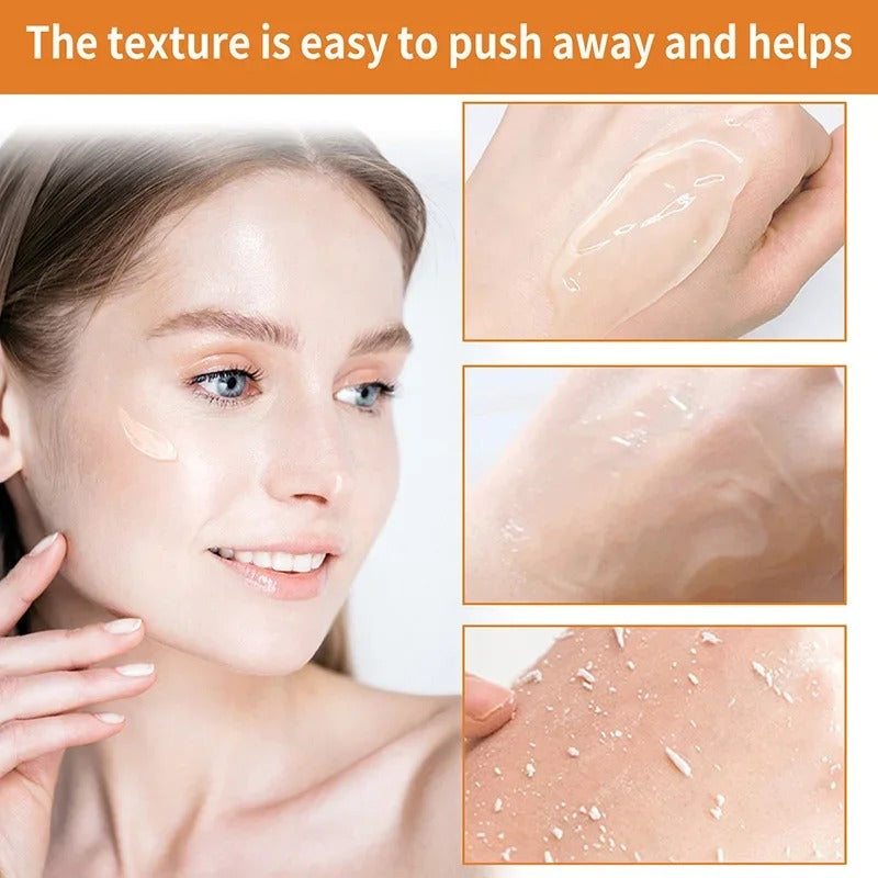 Orange enzyme exfoliating gel