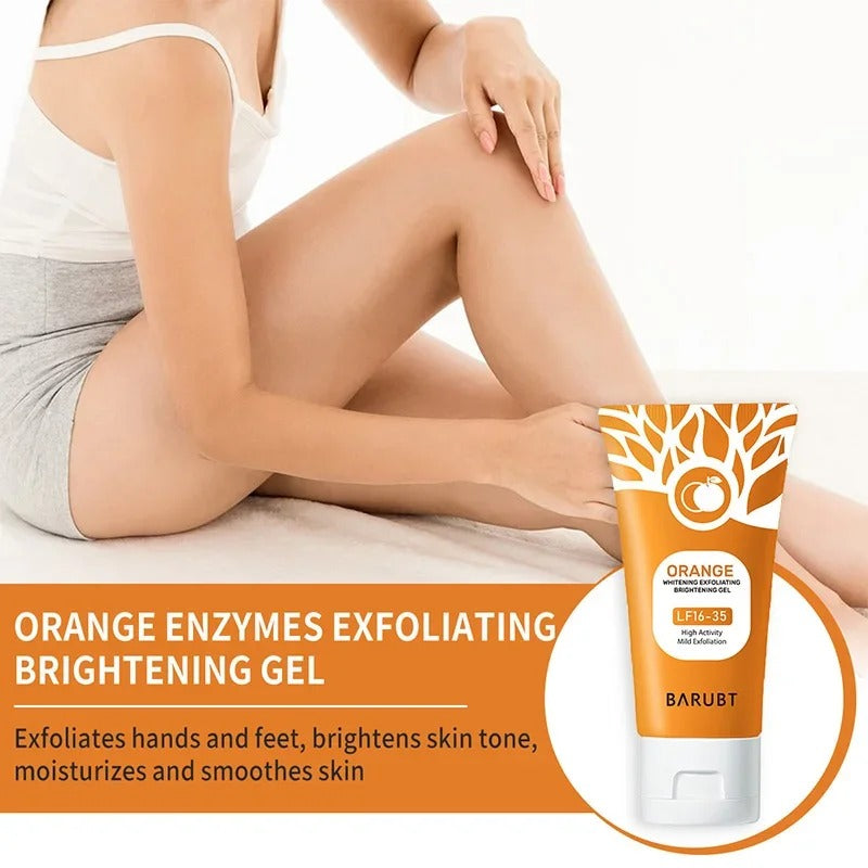 Orange enzyme exfoliating gel