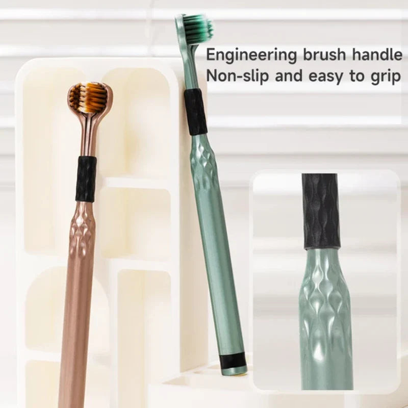 Triple Sided Toothbrush Pack of (2)